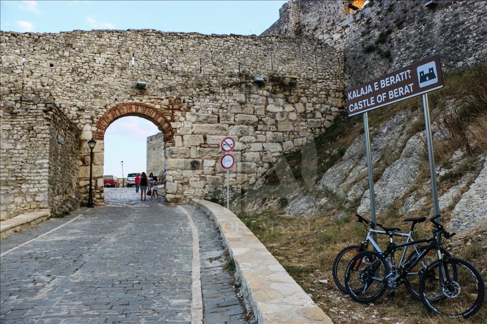 Hidden behind the crumbling walls of the fortress that crowns the hill above Berat is the whitewashed, village-like neighbourhood of Kala; if you walk around the quiet cobbled streets of this ancient neighbourhood for long enough you'll invariably stumble into someone's courtyard, thinking it's a church or ruin (no one seems to mind, though).
